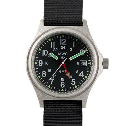 mwcg10 - MWC시계 MWC G10 10Bar GMT 24H - 실버X블랙