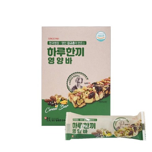 김규흔 한과 하루한끼 영양바 40개입, 25g, 40개