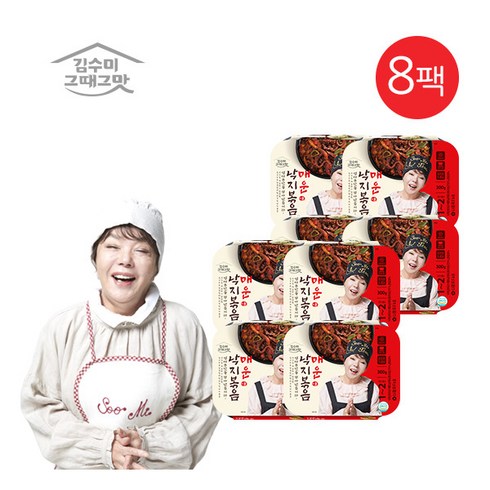 [김수미] 매운 낙지볶음 300g x 8팩, 8개