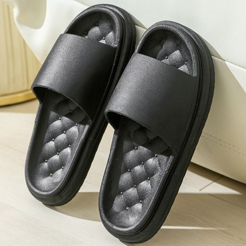 어나더디 퀄팅 슬리퍼, 블랙