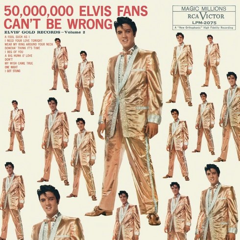 (수입LP) Elvis Presley - Elvis Golden Records Vol.2/ 50 000 000 Elvis Fans Can`t Be Wrong, 단품