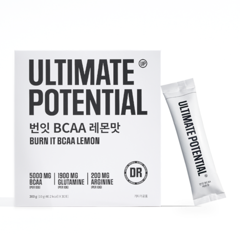 얼티밋포텐셜 번잇 BCAA 단백질 운동 헬스 보충제 프로틴 아미노산 분말, 300g, 1개