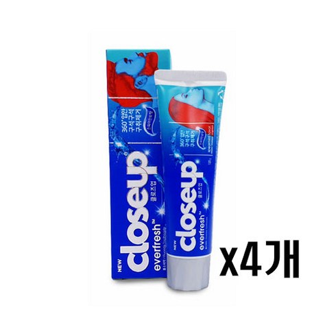 [유니크앤몰] 클로즈업 스피아민트치약 120g, 4개