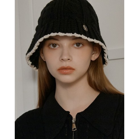 ANC WOOL TWISTED BUCKET HAT_BLACK