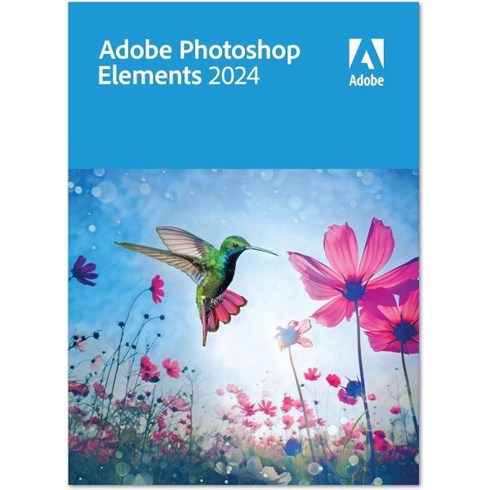 어도비포토샵 - Adobe Photoshop Elements 2024 | 다운로드 코드가 포함된 상자, Mailed Code for Mac/PC, One-Time Purchase