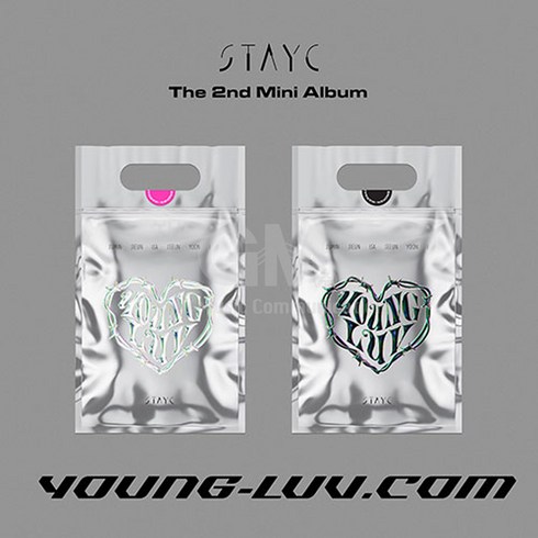 스테이씨 - 1CD_스테이씨(STAYC)-미니2집 [YOUNG-LUV.COM_두가지버젼세트](포일백+포토북80P+CD+접지포스터+와이드폴라로이드+포토카드+시향지+레터링타투스티커+AR포토카드)