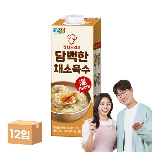 육수 - 정식품 담백한 채소육수 950mlx12팩, 950ml, 12개