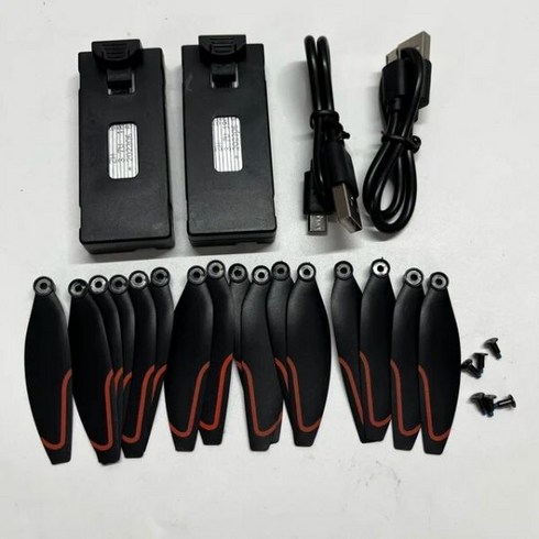 날개 드론 호환 프로펠러 S1S RC 액세서리 블레이드 교체 부품 리포 배터리 37V 1800mAh 416635, 노랑