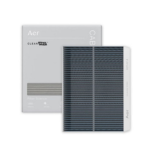 아에르 차량용 클린프로 초미세먼지 집진 활성탄 캐빈 에어컨 필터, CHA-18, 1개