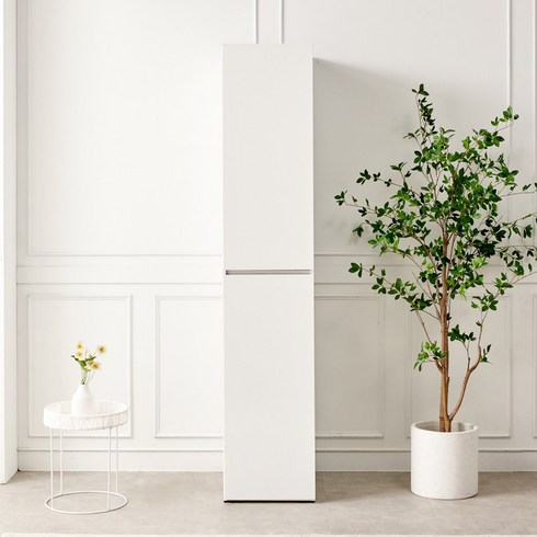 송목가구 300 400 500 LPM 바바 틈새 수납장, 일반(깊이420mm), LPM 바바 400 화이트