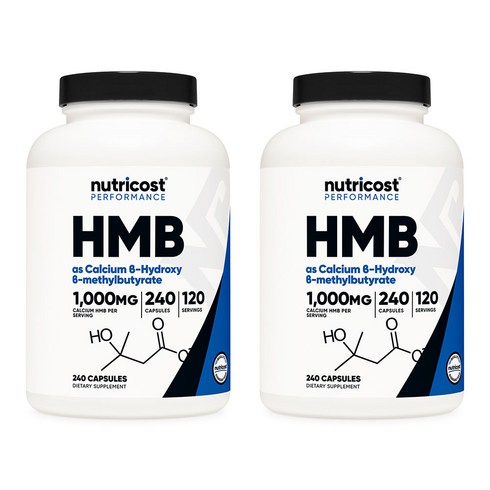 hmb-1000 - 뉴트리코스트 HMB 1000mg 캡슐, 240정, 2개