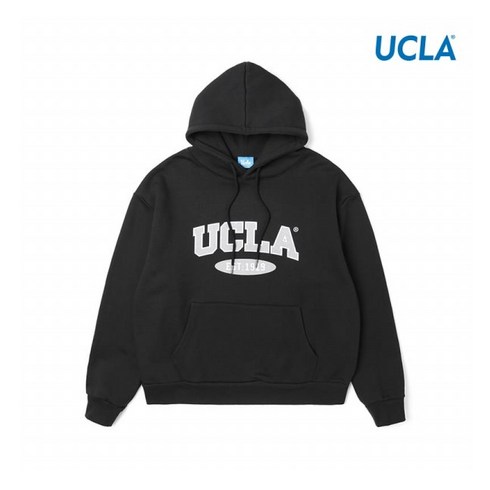 UCLA 남여공용 UCLA 로고 후디 스웨트셔츠(UZBLTAC)