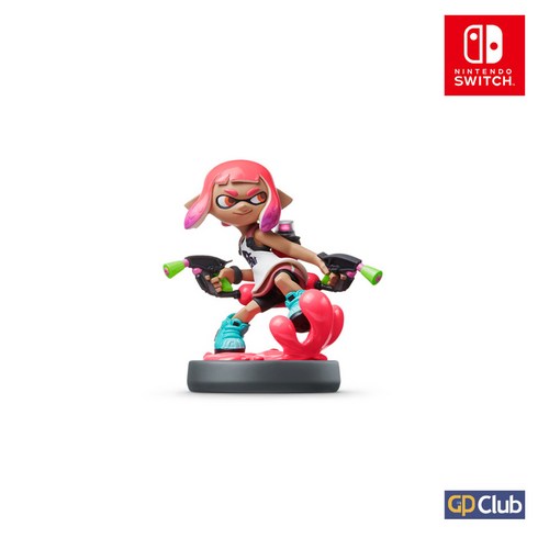 [공식판매처] 닌텐도 스위치 스플래툰 amiibo(아미보), 걸(네온핑크) amiibo, 1개