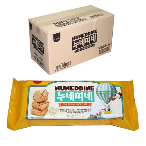 누네띠네 오리지날 미니 스낵, 45g, 30개