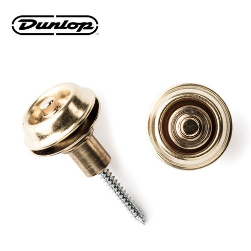 Dunlop - Flush Mount Straplock / 던롭 스트랩락 Brass (SLS1402BR), *, *
