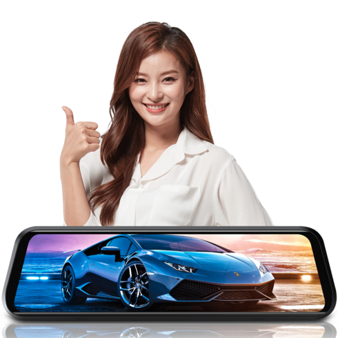 2.7K 256GB GPS 메모리 포함가 10M 국내 최대용량 삼성테크윈 룸미러블랙박스 Q40, 2채널 (32G 메모리, GPS) : 실내용 후방캠