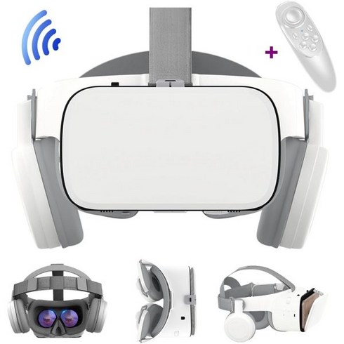 2024년 가성비 최고 vrkingdom - VR 헤드셋 가상 현실 안경 영화 및 게임 플레이용 3D 헤드 세트 고글 어린이 성인용 iPhone 15 14 13 12 11 Pro Android와 호환되는 휴대폰 Gafas