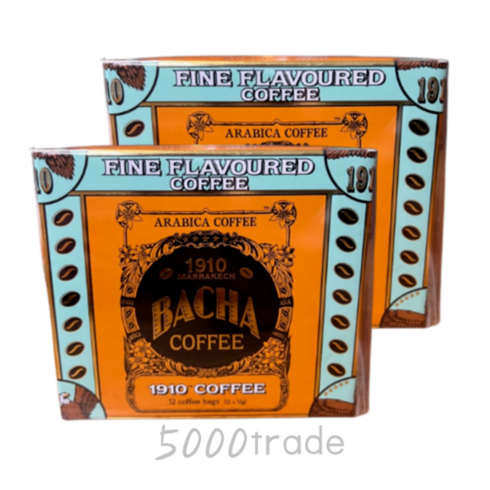 BACHA 바샤 바차 커피 싱가포르 프리미엄 플레이버 1910커피 티백 12g x 24개입, 1910커피백 24개입, 1개