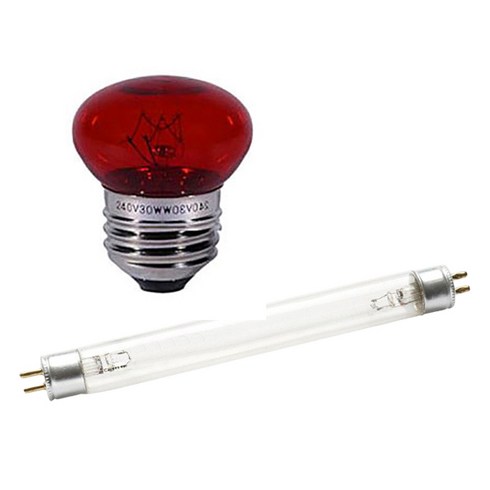 유팡소독기크기 - 유팡 자외선램프 + 적외선 전구, 1세트