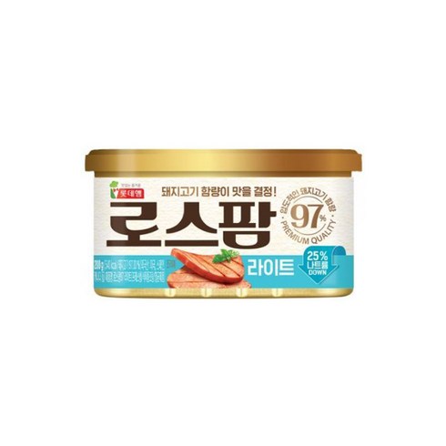로스팜97 라이트 200gX24개 1BOX 돼지고기 함량 97% 햄 반찬 도시락
