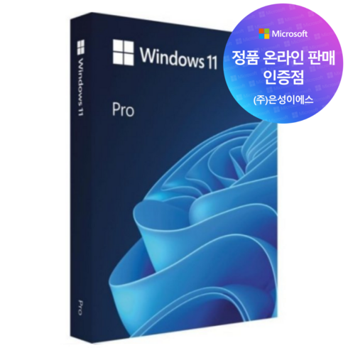 윈도우11pro - 마이크로소프트 Windows 11 Pro FPP 한글, 단품