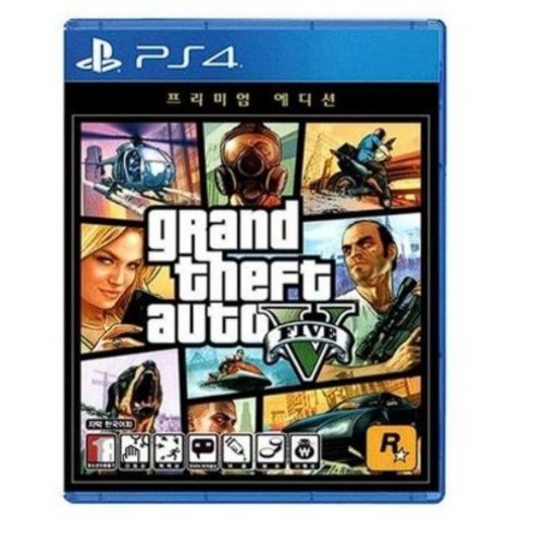 플레이스테이션 PS4 GTA V 프리미엄 온라인 에디션