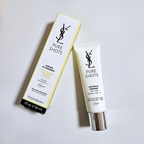 입생로랑 퓨어삿 에어씬 UV 디펜더 선크림, 30ml 퓨어삿 UV 선크림, 1개, 30ml
