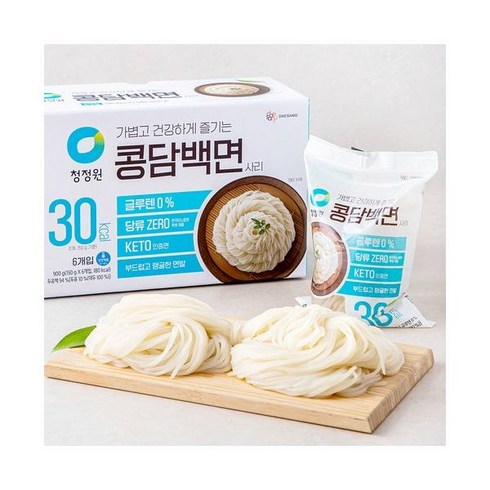 청정원콩담백면 - 청정원 콩담백면 6개입 900g 1개, 6개