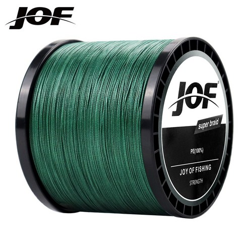 JOF 1000m SUPER PE 12합사 낚싯줄, Green, 1개