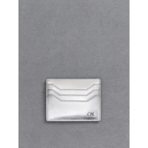 찰스앤키스 메탈릭 레더 멀티 슬롯 카드홀더 실버 SL6 50681124