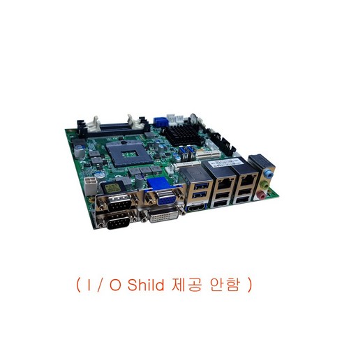 산업용 메인보드 MINI-ITX BISD3-QM77 Windows XP 지원 12V Input 방식