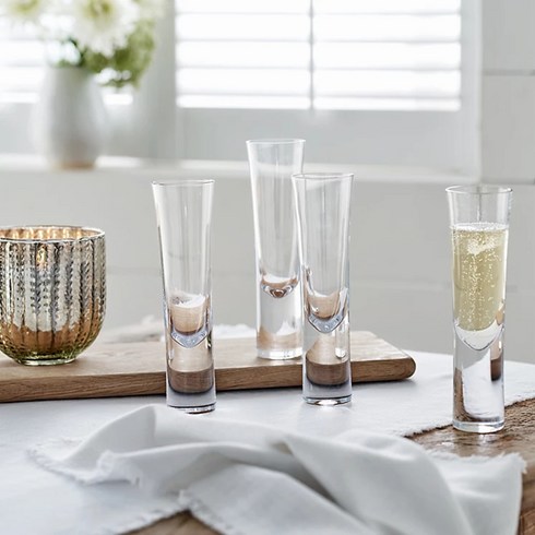 halden - Halden Champagne Flutes / 샴페인 플루트 와인잔 유리잔 4set