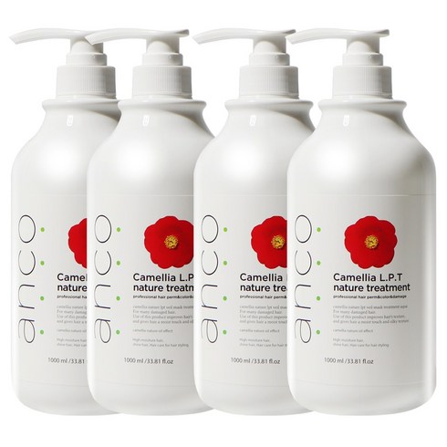 앙코 카멜리아 LPT 네이처 트리트먼트 1000ml 5개 동백오일 단백질 염색 손상