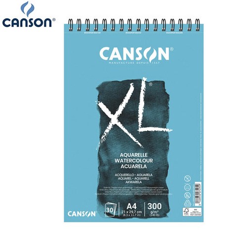 캔손스케치북 - CANSON 캔숀 XL 워터칼라 스케치북 300g A4