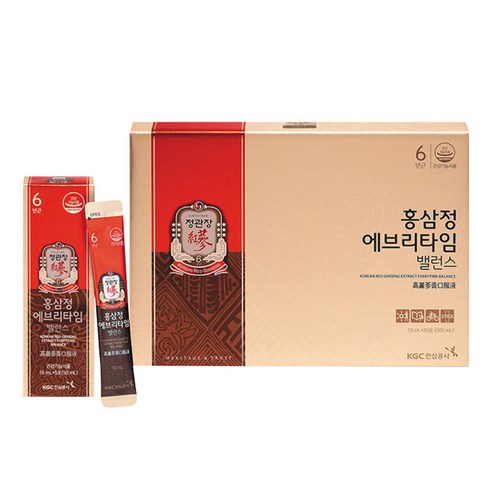 정관장 홍삼정 에브리타임 밸런스 + 쇼핑백, 20포, 1세트
