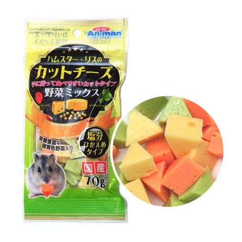 [미니애니맨] 치즈 야채 커트 70g