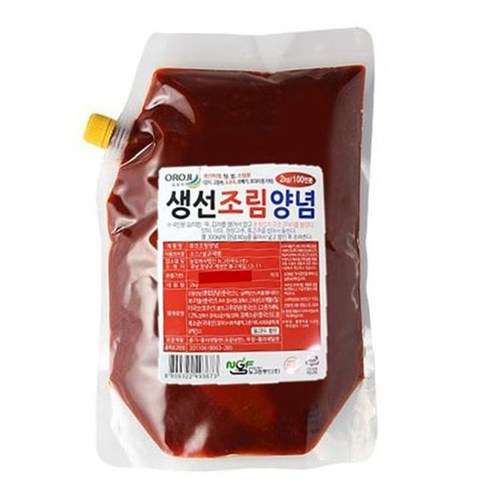 갈치조림양념장 - 뉴그린 생선 조림 양념장 2kg 고등어조림 갈치조림, 1개