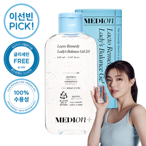 2023년 가성비 최고 메디온 이너젤 - 메디온 락토리메디 레이디스 수용성 밸런스젤 2.0, 150ml, 1개