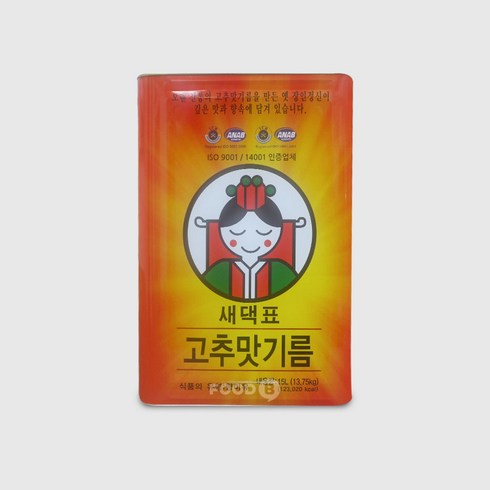 새댁표 고추맛기름 15L 고추맛향미유 대용량, 1개