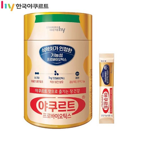 에치와이 야쿠르트 프로바이오틱스 30p, 60g, 6개