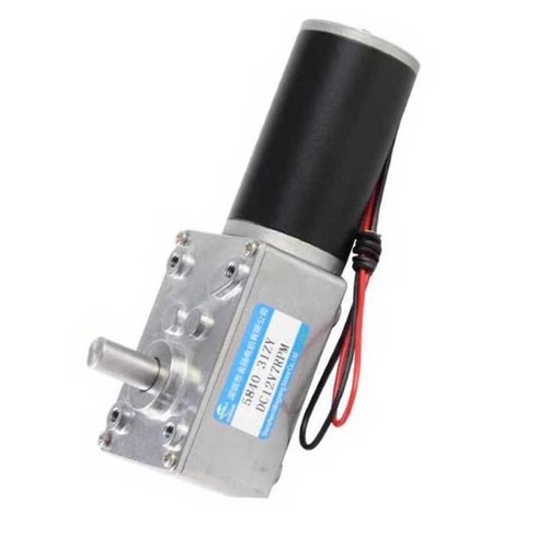 DC 감속모터 12V 24V 고토크 웜기어 차고도어 롤링, 24V 16rpm 단일감속모터