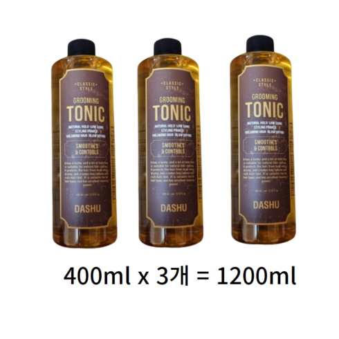다슈 클래식 볼륨 그루밍 토닉 워터 왁스, 1200ml, 1개