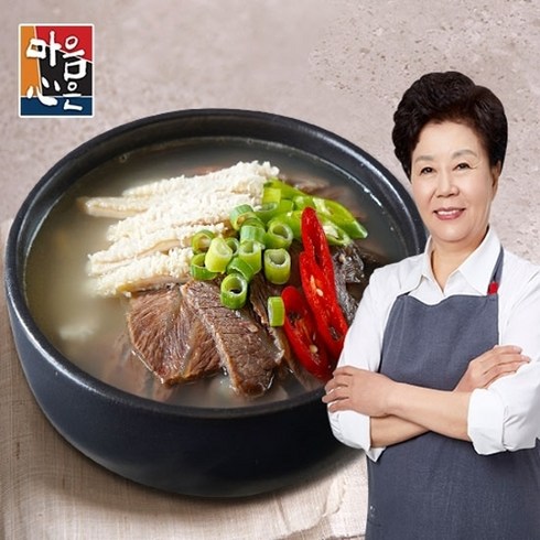 박연경  특양곰탕 10팩 7kg - 마음심은 [마음심은] 배윤자 푸짐한 특양곰탕 700g x 7팩, 7개