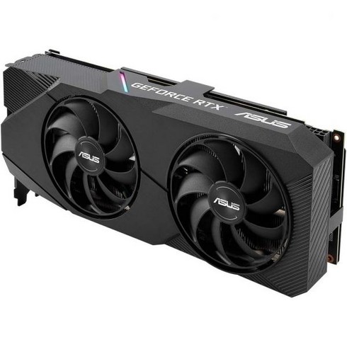 ASUS 지포스 RTX 2070 슈퍼 오버클럭 8G EVO GDDR6 듀얼 팬 에디션 VR Ready HDMI 디스플레이 포트 게이밍 그래픽 카드 DUALRTX2070SO8GE, 1개