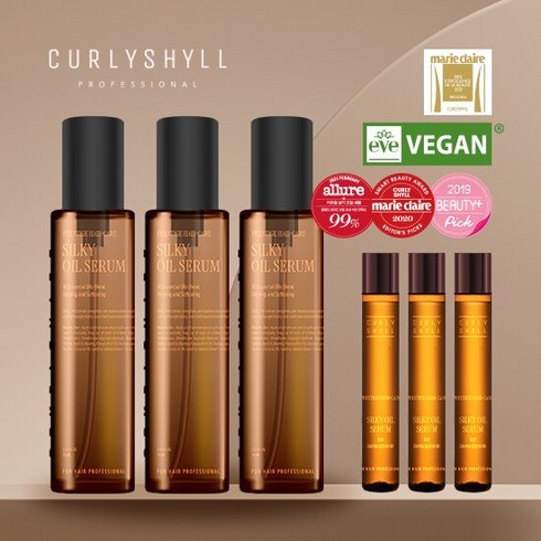 [GS단독]커리쉴 실키 오일 세럼 세트 (70ml*3+13ml*3), 단품