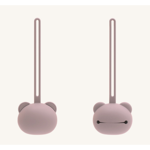 버들 맘마 실리콘 쪽쪽이 공갈 젖꼭지 노리개 다용도 케이스 쪽쪽이 케이스, 로지핑크, 1개