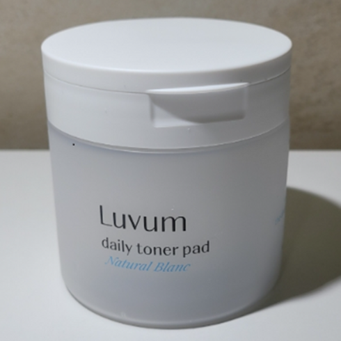 [정품] LUVUM 러븀 데일리 토너패드 60매 위치하젤 히알루론산 여드름케어 저자극 양면패드, 60매입, 2개