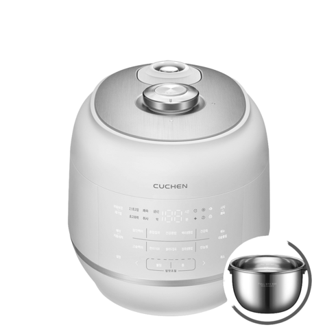 CUCHEN 121+ 10인용 올스텐 IH전기압력밥솥 화이트 CRT-RPS1091W, 쿠첸 121+ 10인용 올스텐 IH전기압력밥솥