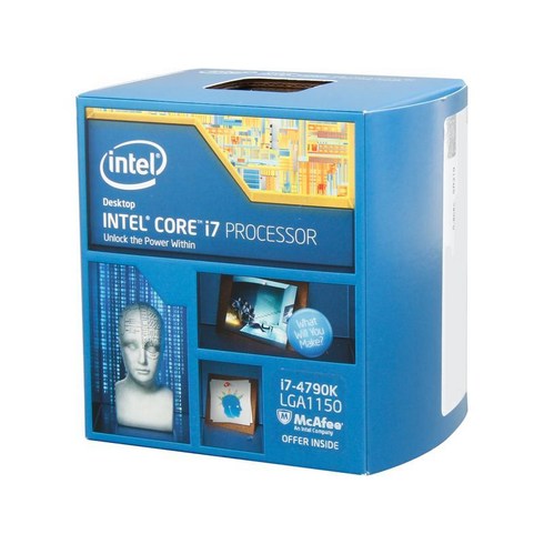 i74790 - Intel BX80646I74790K 인텔 코어 i7-4790K - i7 4세대 데블스 캐니언 쿼드코어 4.0GHz LGA 1150 88W HD 그래픽 4600 데스크톱 프로세서