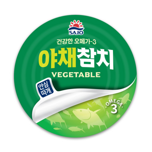 사조 야채참치, 100g, 8개